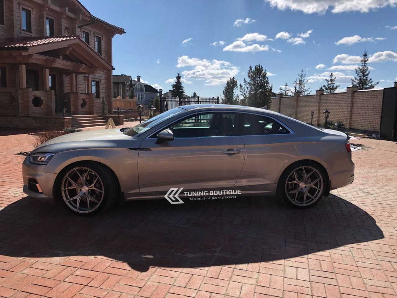 Audi A5 на 20" дисках Rohana RFX5 Brushed Titanium фото 3